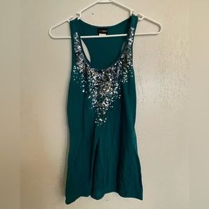 Blue tank top size Large